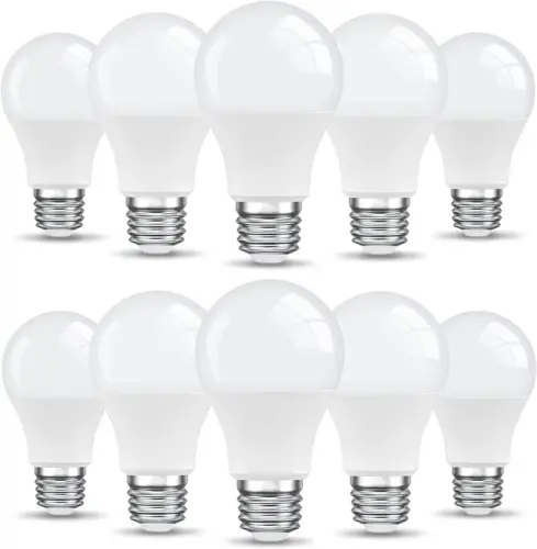 E27 Screw Bulb, 9W 806 Lumen ES LED Bulbs, 60 Watts Equivalent, 3000K Warm...