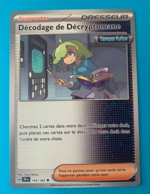 Carte Pokémon DRESSEUR Décodage de décryptomane commune 145/162