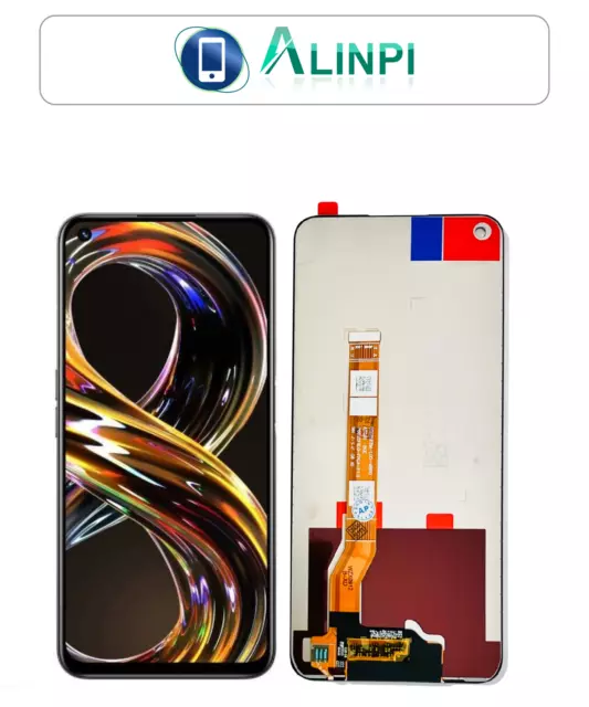 Pantalla Original Completa para Realme 8i  Negra LCD + Tactil