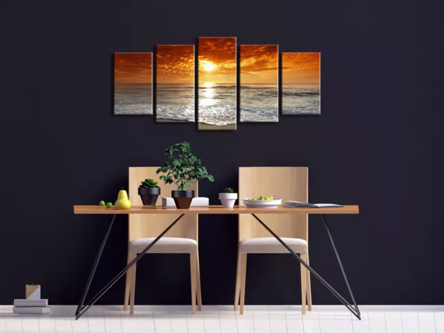 Canvas Prints Photo Painting Picture Wall Art Home Decor Seascape Beach Sunrise 3