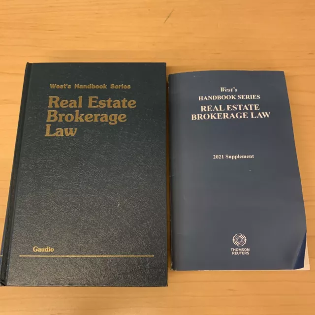 Real Estate Brokerage Law w/ 2021 Supplement