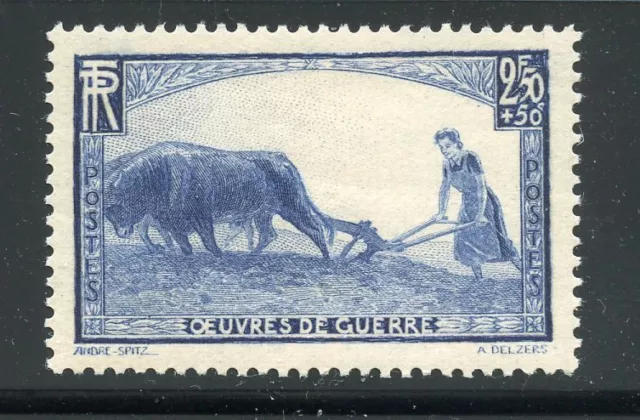 Stamp /  Timbre De France Neuf  N° 457 ** La Femme Au Labour