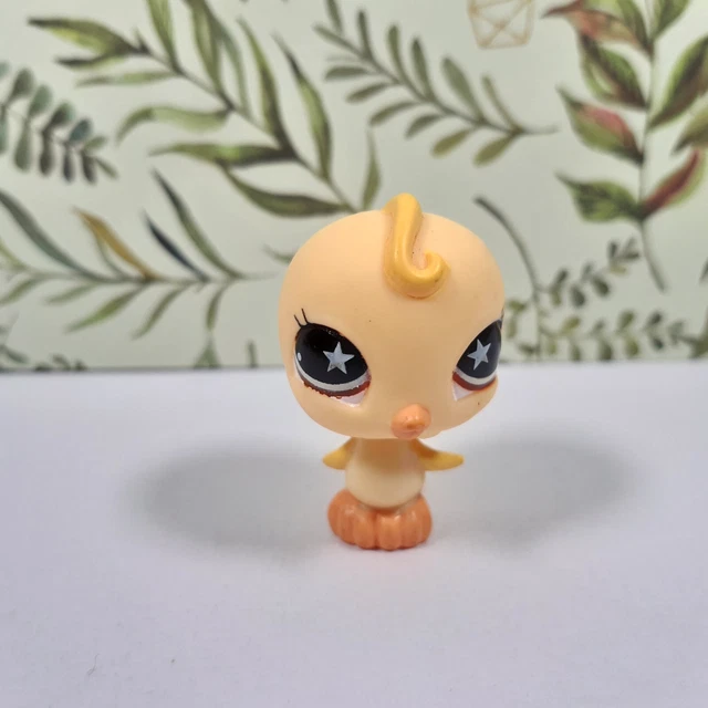 Figurine Littlest Pet Shop (LPS) #955 - Oiseau Perruche Jaune - Occasion