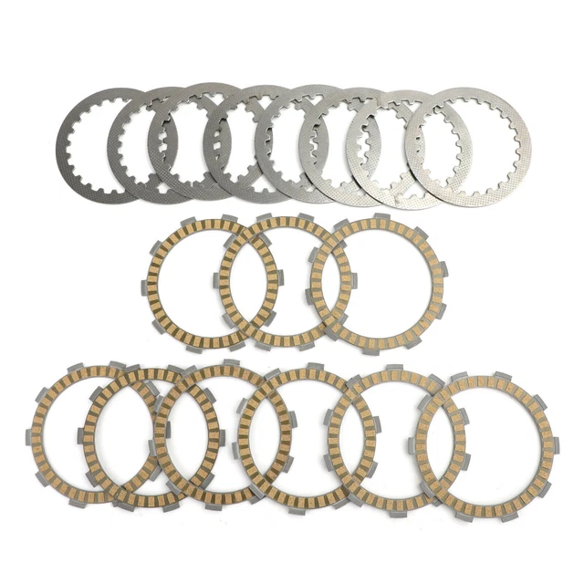 Clutch Kit Steel & Friction Plates for Yamaha FZR400RR FZR400RR-SP FZR500 FZR600