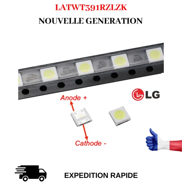 Led Backlight 3535 2W 6V Pour Barre Led Lg Innotek