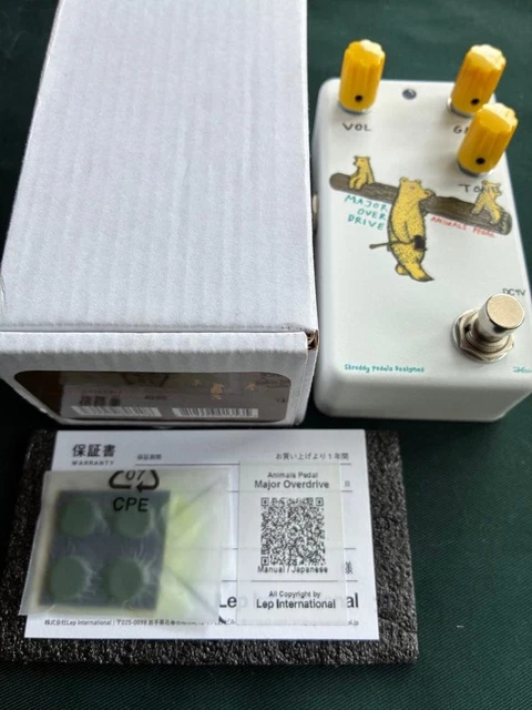 ANIMALS PEDAL MAJOR Overdrive Tube Amp Sound Guitar Effects Pedal