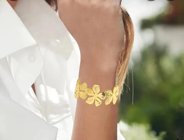 Bracelet Jonc Ouvert Personnalisable Prénom Acier Inoxydable - u5637 B