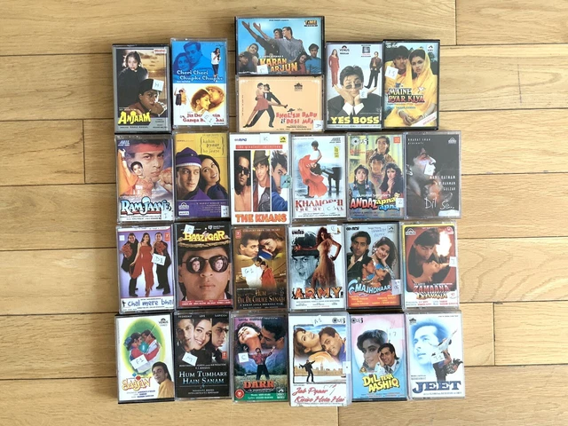 BOLLYWOOD SALMAN KHAN Shah Rukh Khan Rare Cassette Tape Joblot