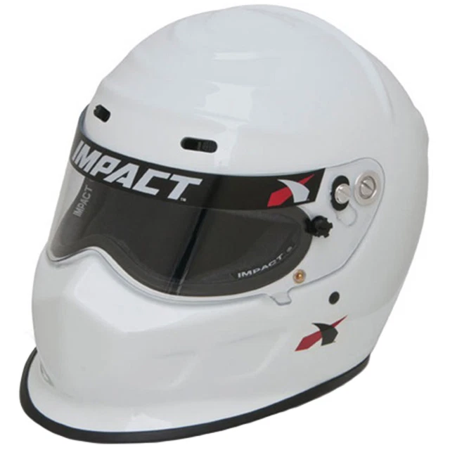 Impact Racing 13020509 Helmet Champ Large White Sa2020