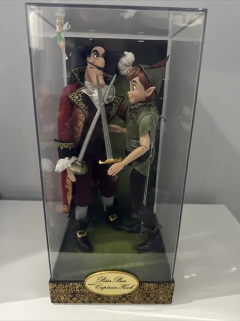 DISNEY STORE DESIGNER Fairytale Peter Pan & Captain Hook Designer  Limited £200.00 - PicClick UK