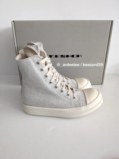 Rick owens deals ramones low canvas