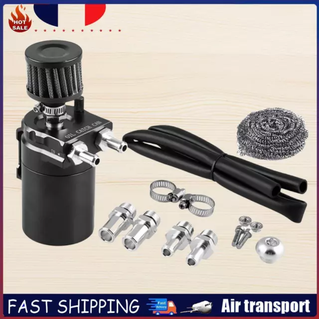 Aluminum Alloy Oil Separator Catch Can Baffled Oil Catch Can Universal Fuel Tank