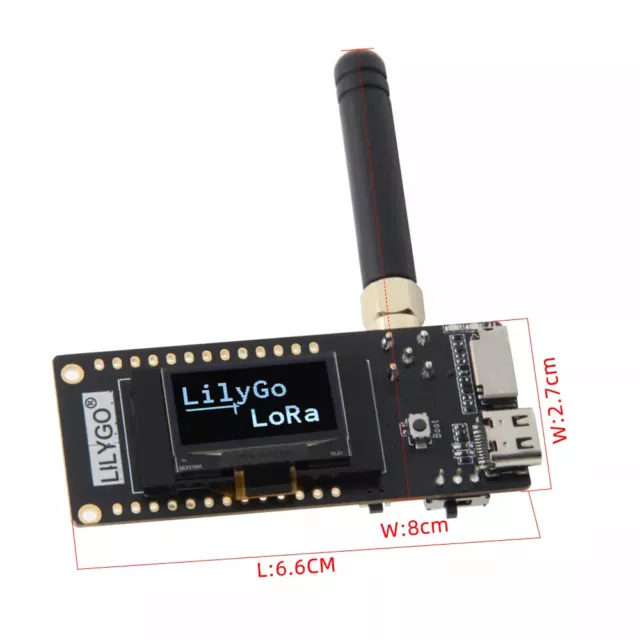 LoRa32 T3S3 ESP32-S3 SX1276 SX1262 868MHz SX1280 2.4GHz Meshtastic DisasterRadio