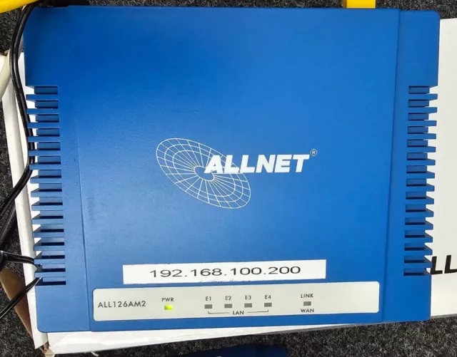 Allnet ALL126AM2 VDSL2 Master Modem 4-Port 100Mbit/s böau