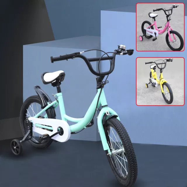 16 Pouces Vélo pour Filles et garçons Vélo pour Enfants Vélo avec Roues 16"