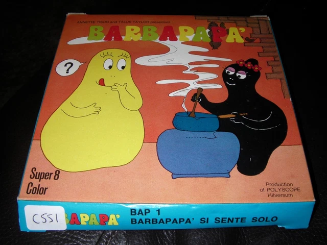 Super 8mm - Cartoon - Barbapapa - He Feels Alone - Silent  - 150ft - C551