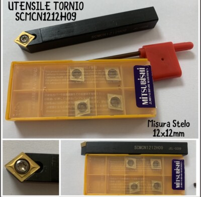 ISCAR Utensile Tornio SCMCN1212H09+N5 Inserti MITSUBISHI CCMT09T304..non SANDVIK-ISCAR 