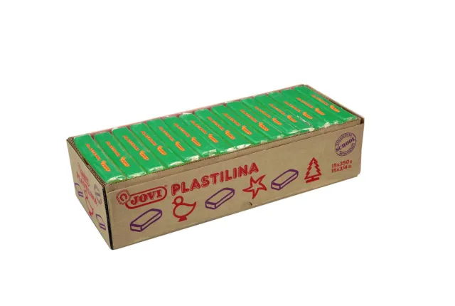Jovi – Box of Clay, 15 Tablets 350 gr, Light Green (7210)