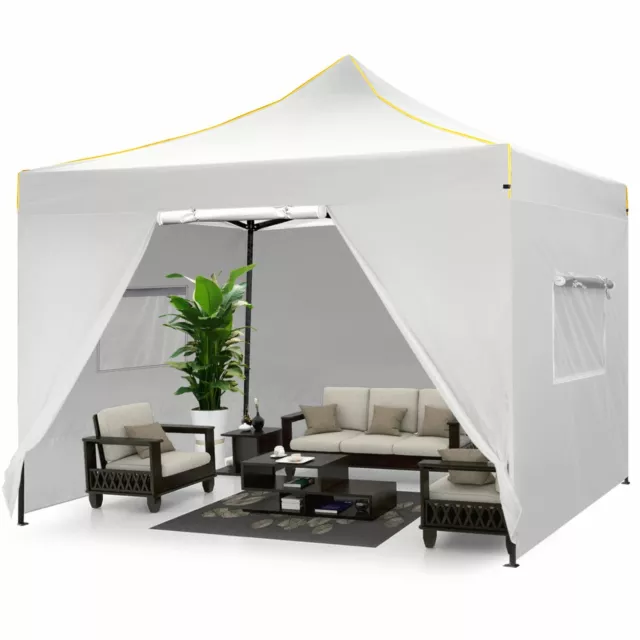 Faltpavillon 3x3m Wasserdicht Partyzelt Gartenzelt Pavillon Pop-up Festzelt DHL