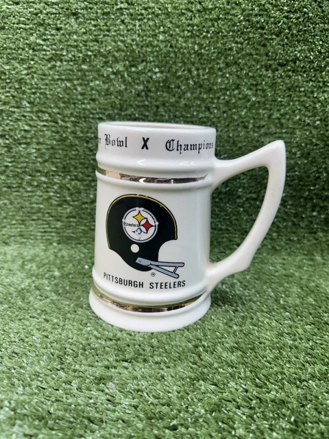 VINTAGE PITTSBURGH STEELERS Super Bowl X NFL Football Champions