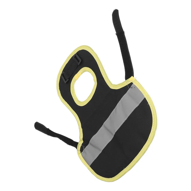 (BLACK)CHICKEN REFLECTIVE VEST Warm Safe Lightweight Poultry Harness