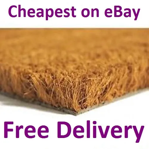 Heavy Duty Natural Coconut COIR Foyer Lobby Reception Entrance Door Mat Matting