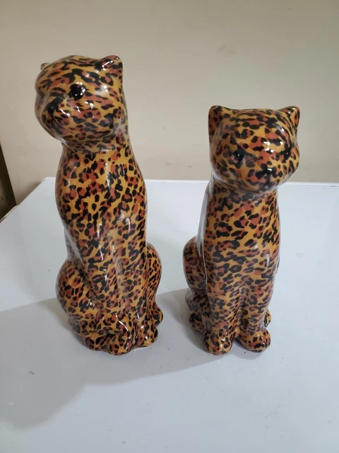 Set of 2 Patchwork Cheetahs