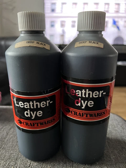 900 ml tinte de cuero color recolor negro