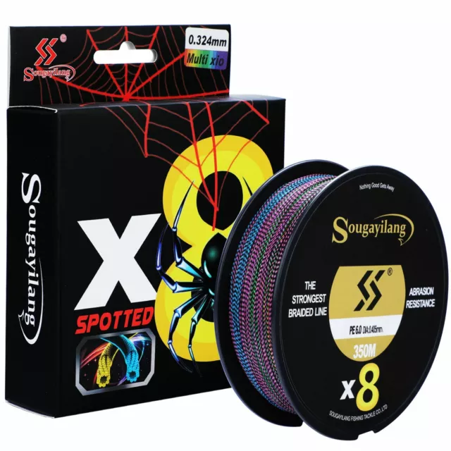 PE Braided Fishing Line Super Strong Spinning 8 Strands Casting Wire Big Game