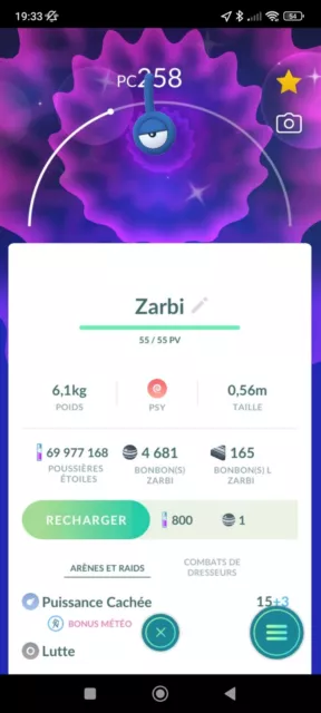 Unown ! Shiny Zarbi ! Shiny Pokemon Go