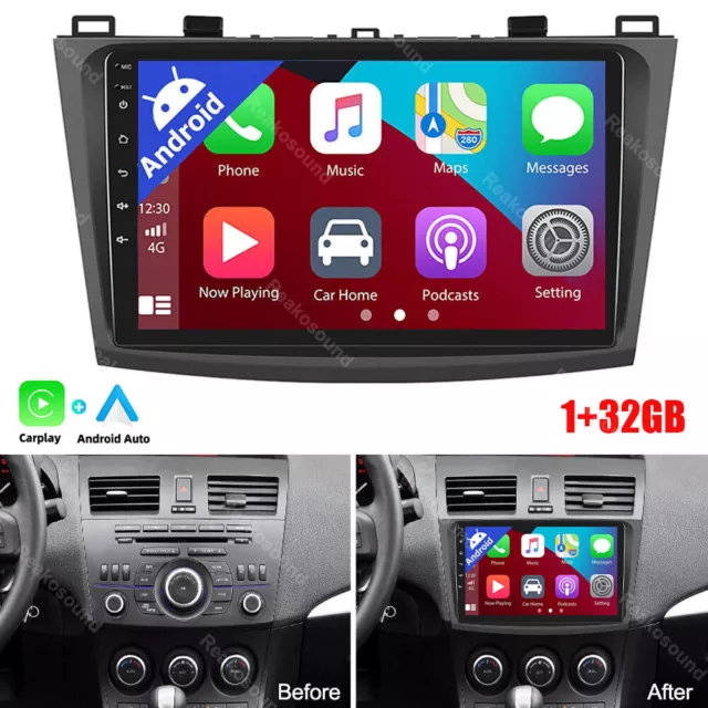 Android 13 Car Stereo For Mazda 3 2010-2013, Octa Core 6+64GB