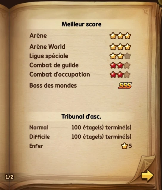 Compte Summoners War Europe Late Game LD ellenoa/ella