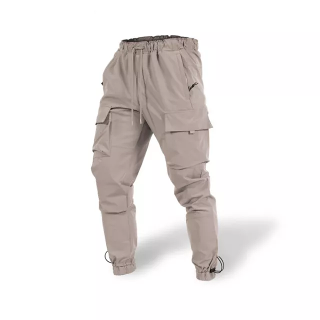 Mens Jogger Cargo Pants Athletic Running Sweatpant Casual Hip Hop Sport Trousers