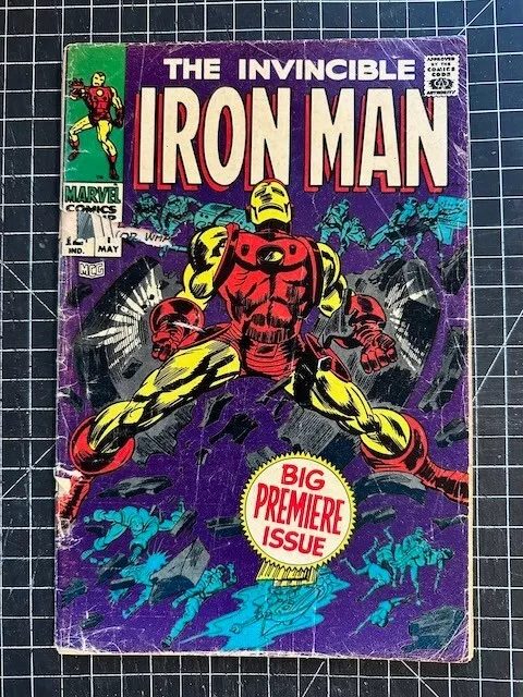 Marvel Invincible Iron Man #1 1968 Silver Age Key