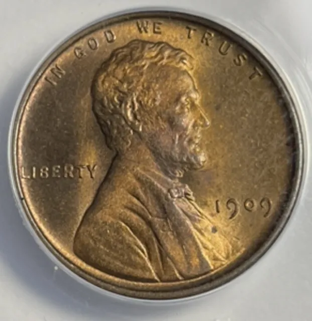 1909 VDB Lincoln Wheat Cent ANAC MS65RB lot 2