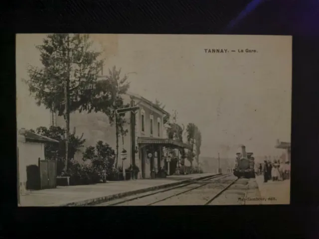 CPA 58 TANNAY - La Gare
