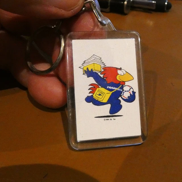 Porte-clés Coupe Du Monde 1998 Mascotte Footix La Poste - Édition Limitée
