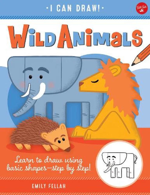 WILD ANIMALS: LEARN to draw using basic shapes--step by step! by Emily ...