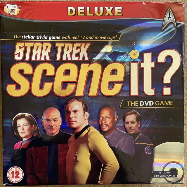 Deluxe Star Trek Scene It? The DVD Game. TNG, Voyager, ST, Generations - *NEW