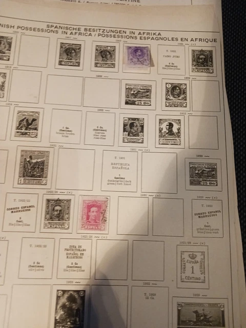 Spanische Kolonien In Afrika Lot Briefmarken