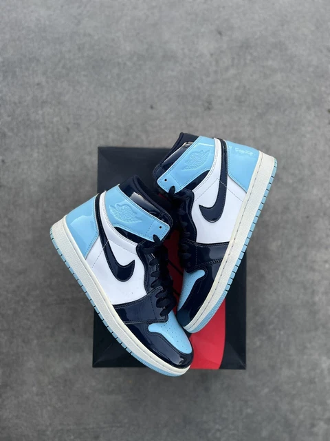 Size 8.5 Men / 10 Women - Jordan 1 Retro High OG Blue Chill, UNC 2019 Size 8.5 Men / 10 Women - Jordan 1 Retro High OG Blue Chill, UNC 2019