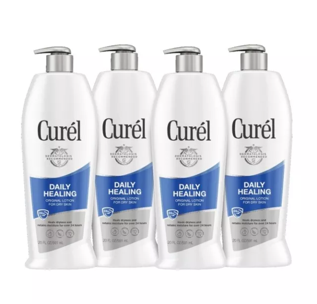 4x Curel DAILY Healing Intensive Body Lotion Advanced Ceramide Complex 20 fl oz