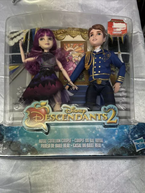 Disney Descendants 2 Royal Cotillion Dolls Mai & Ben Figures Hasbro NEW