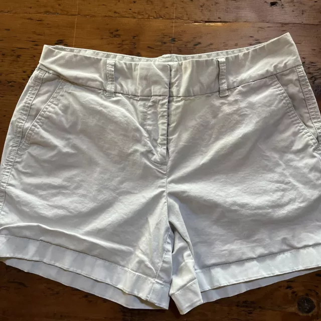 Vineyard Vines Shorts 6 Bone Beige Khaki Chino 5" Inseam Pockets Stretch Womens