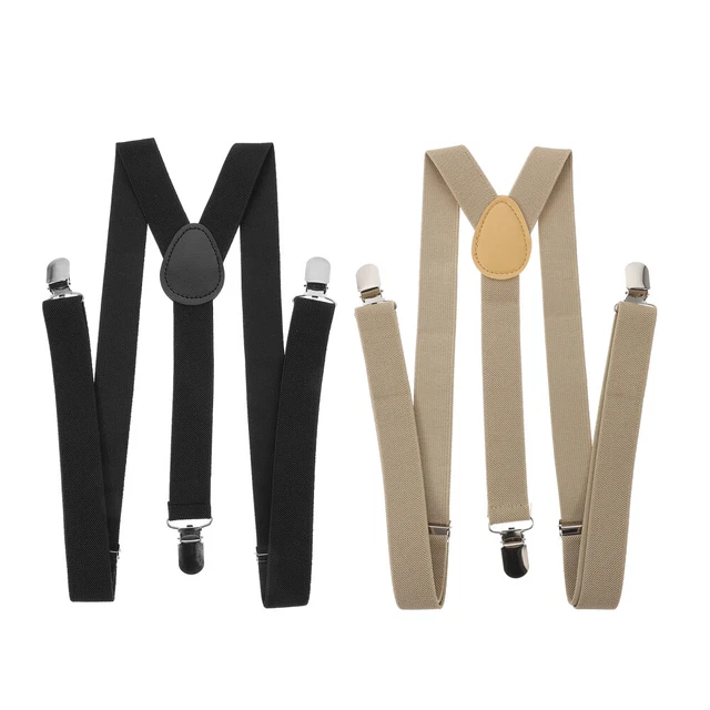 2 pz bretelle con schienale a Y abbigliamento elastico vecchio unisex cintura uomo