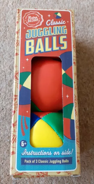 Juggling Balls Classic set of 3 Retro Bazaar Juggle