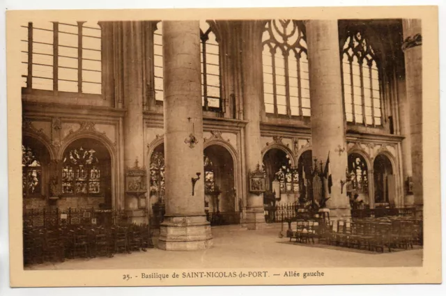 SAINT NICOLAS DE PORT - Meurthe and Moselle - CPA 54 - Basilica left aisle