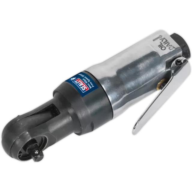 Sealey SA230 Super Stubby Air Ratchet Wrench 1/4" Drive