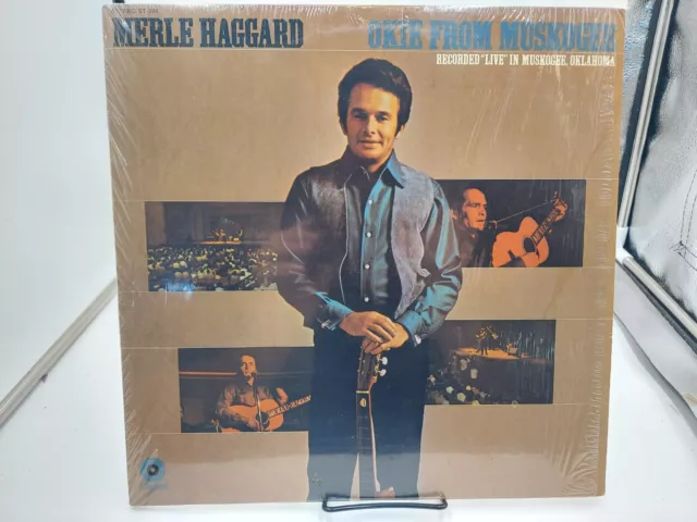 OKIE FROM MUSKOGEE Merle Haggard LP Record 1969 Capitol Ultrasonic ...