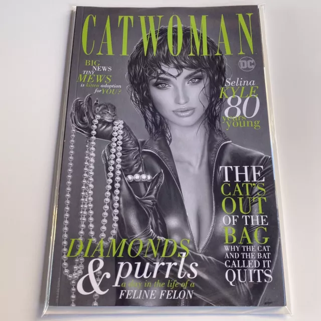 Catwoman 80th Anniversary Super Spectacular 1 Secret Cover by Natali Sanders NM